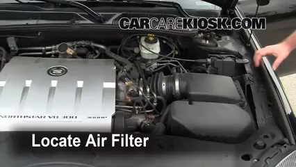 2004 Cadillac DeVille DTS 4.6L V8 Air Filter (Engine) Replace